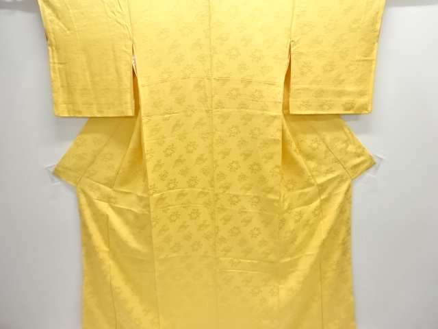 JAPANESE KIMONO / IROMUJI / SILK / WOVEN FLOWERS